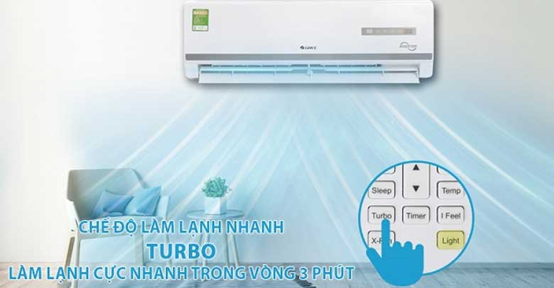 Chế độ Turbo ở điều hoà Gree