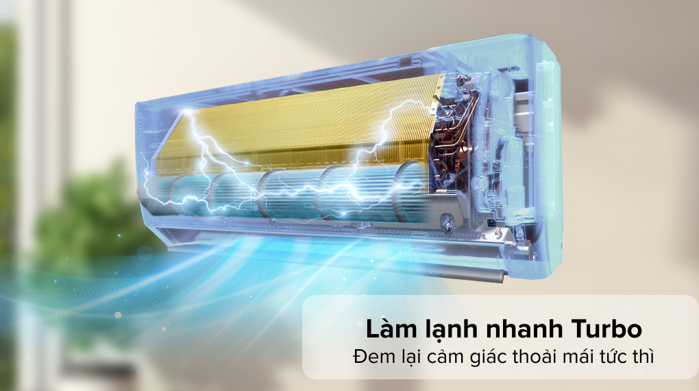 Làm lạnh nhanh chóng với chế độ Turbo