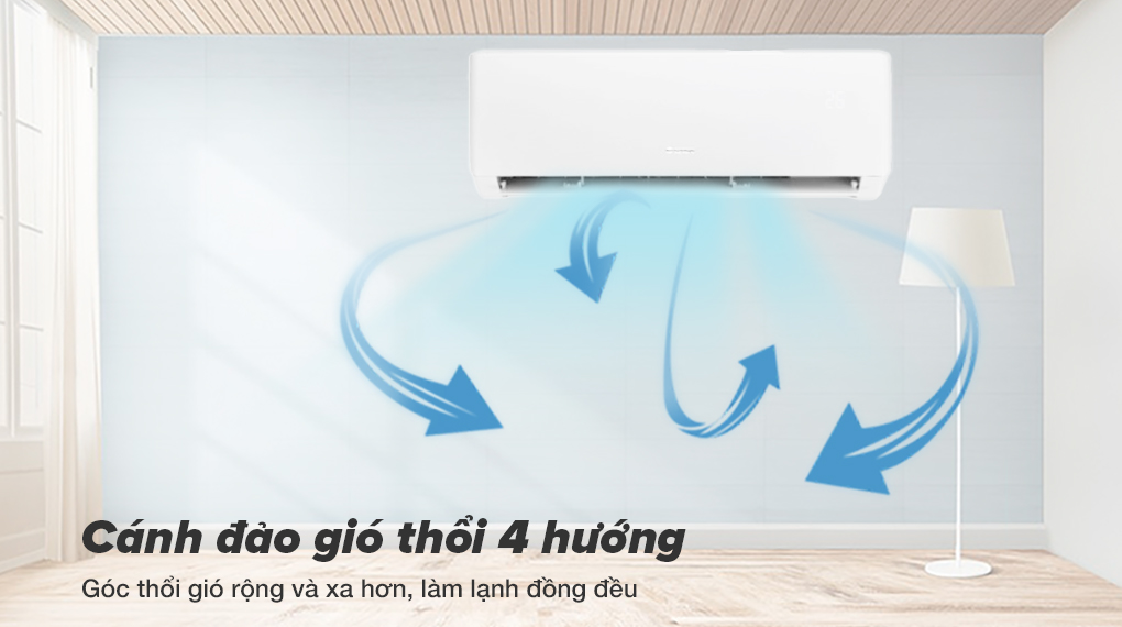 Tính năng đảo gió 4 hướng