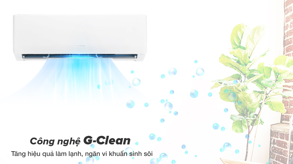 Tự động làm sạch với công nghệ G - Clean